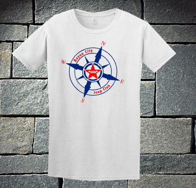 Copy of Bayou City Jeep Logo Red, White and Blue