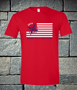 Bayou City Jeep American Flag