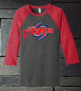 Cypress Cyclones Patriotic Raglan