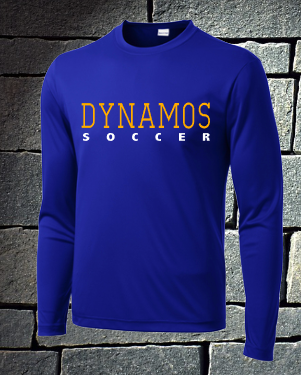 U14 Gold Soccer Long sleeve dri fit - option 2