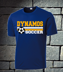 U14 Gold Short sleeve Dri fit