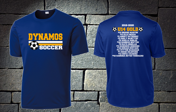 U14 Gold Soccer Roster