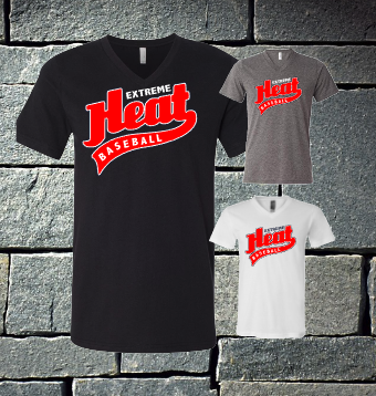 Extreme Heat Baseball - ladies bella t-shirt