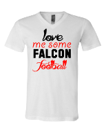 Love Me Some Falcons Football -  ladies and girls