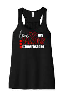 Love My Falcons Cheerleader ladies
