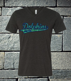Duryea Dolphins Dark Heather Grey