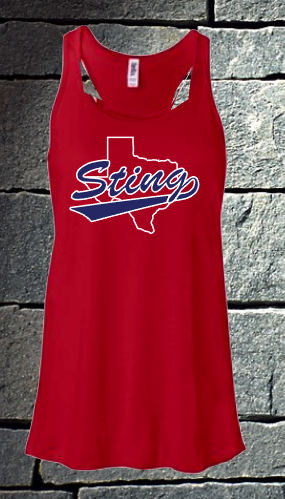 Sting with state of Texas - Red