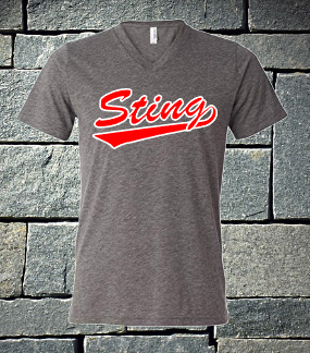 Sting Softball Logo - grey