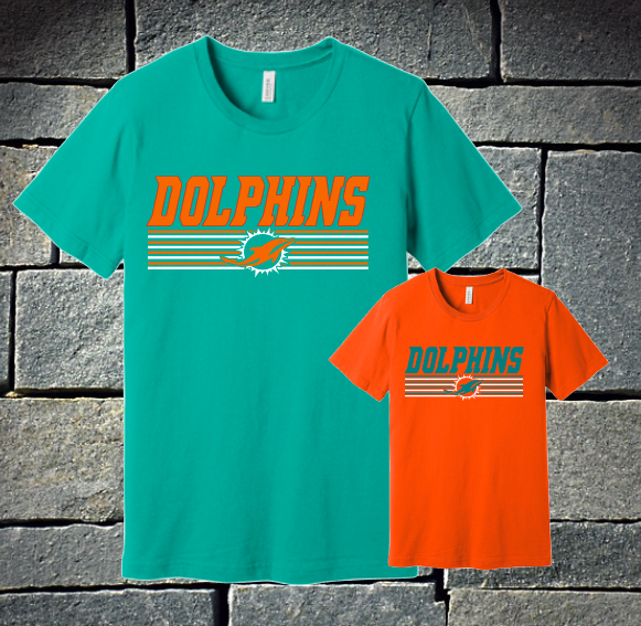 Dolphins with lines - ladies