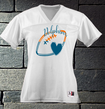 Varsity Dolphins Ladies Football Jersey