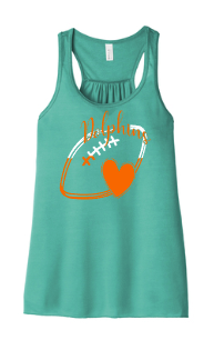 Dolphins 2 color Racerback tank