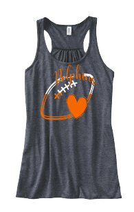 Dolphins 2 color Racerback tank