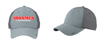 Ironmen Lacrosse Nike Grey on Grey hat