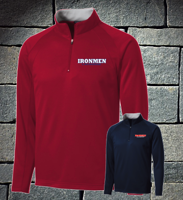 Sport tek Wicking Fleece 1/4 zip pullover Ironmen Lacrosse