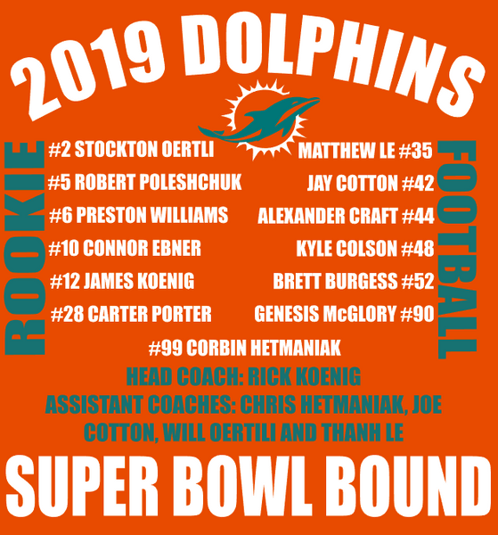 Dolphins Rookie Football Roster 2019