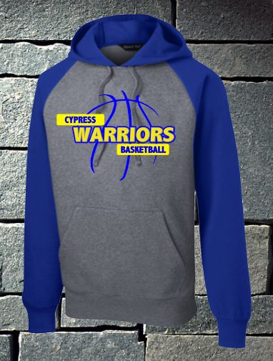 Cypress Warriors Basketball Colorblock Hoodie