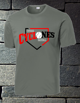 Cypress Cyclones Home base mens and kids