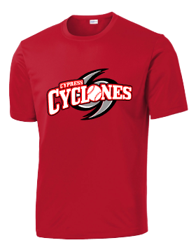 Cypress Cyclones logo - mens and kids